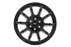 Wheel - Rough Country - 83 Series, One-Piece, 10-Spoke - Gloss Black